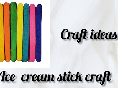 DIY ice cream stick craft ideas.colour box.best out of Waste