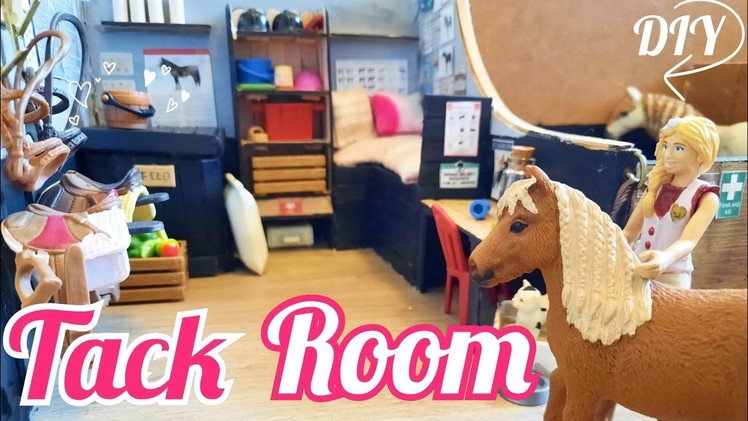 DIY Schleich Tack Room (Part 2) || Renovating The Show Barn Series || Ep 3 ||