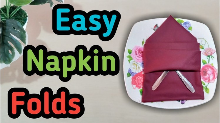 Easy Napkin Folds #shorts