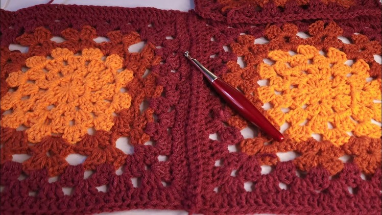 Harvest Moon Afghan Crochet tutorial
