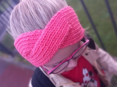 Headband tricot super simple - La Grenouille Tricote