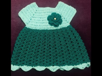 How To Crochet New Born Baby Frock