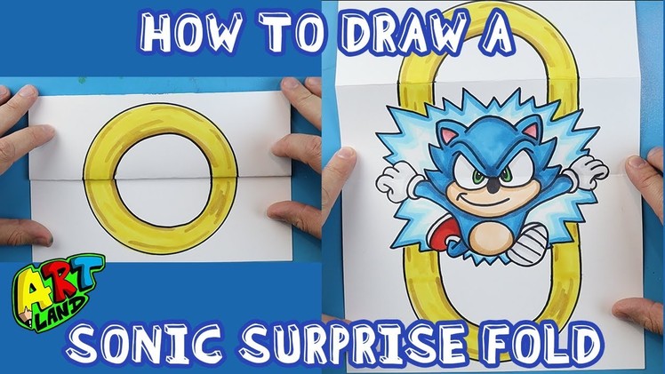 How to Draw a SONIC SURPRISE FOLD