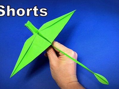 How to Make a Paper Airplane Dinosaur Pterodactyl | Origami Airplane | Origami Dinosaur #shorts