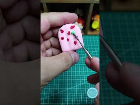 How to make cute popsicles with clay. DIY Clay Crafts Tutorial step by step. #shorts