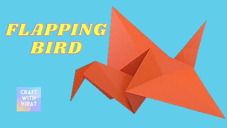 How to make flapping Bird | paper Flapping Bird | paper craft | Flapping paper crane