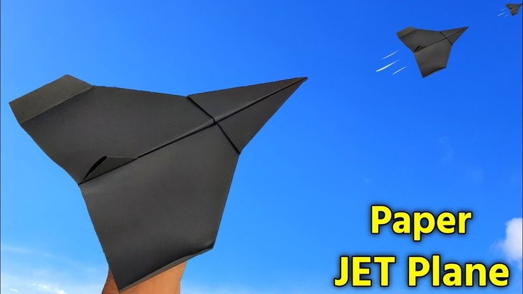 How to make paper jet plane , flying paper plane , Easy paper plane , New paper plane