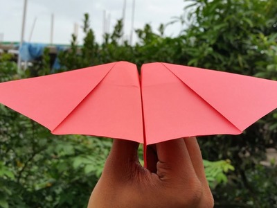 Most Amazing Paper Airplane That Fly Like A Bird | Origami Bat Plane | Modified Paper Bat Plane