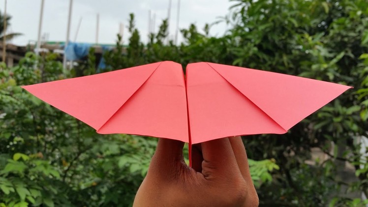 Most Amazing Paper Airplane That Fly Like A Bird | Origami Bat Plane | Modified Paper Bat Plane