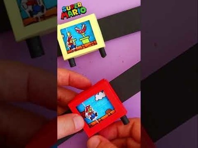 Paper Gaming Watch ⌚ | Super Mario |  How to make Super Mario Game  #shorts
