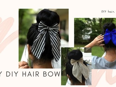 Sailor Hair Bow Tutorial | DIY Fabric Bow Hair Tie | DIY Hair Accessories | DIY Hair Bows