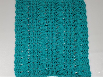 Third Extra Block of the 2021 Directional Sampler Afghan | Easy Crochet Square |