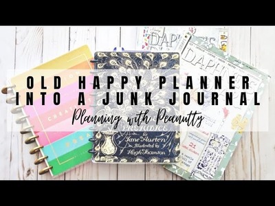 Turning an Old Happy Planner into a Junk Journal | Repurpose & Reuse | Daphne's Diary