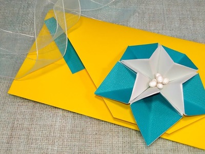 3 Easy envelopes in origami style! How to make and decorate envelopes or boxes!