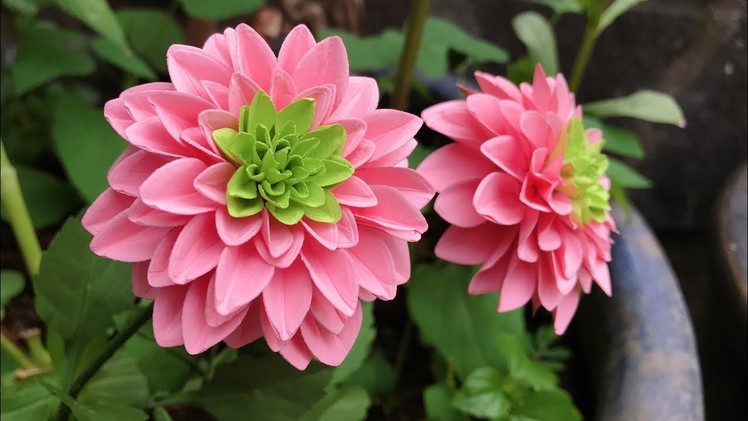 ABC TV | How To Make Dahlia Paper Flower #1| Flower Die Cuts - Craft Tutorial