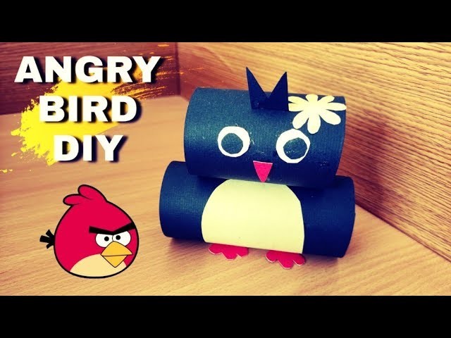 Angry Bird DIY | Paper Crafts | How to Make Paper Angry Bird use only Papers