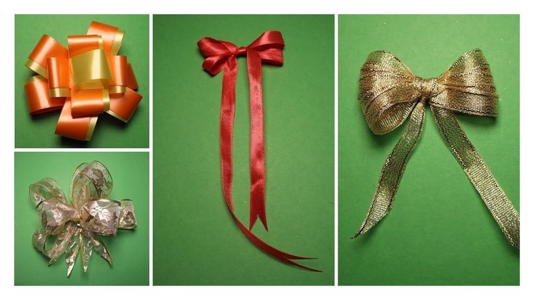 DIY | 4 STYLIST HOW TO MAKE A BOW FOR YOUR GIFT BOX IN A VERY SIMPLE WAY | SHIMMERY AND GLITTERY