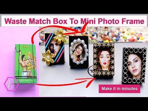 DIY | How to Make Beautiful Photo Frame From Waste Match Box | Kids Summer | artful arts
