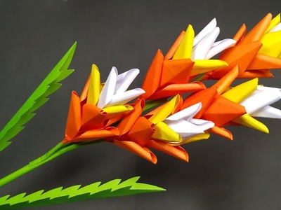DIY: How to Make Stick Flower with Paper - Paper Flower Beautiful Idea - Jarine's Crafty Creation