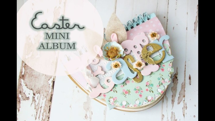 Easter mini scrapbook album. Decoration only. Mini album Pascua.  SCRAPBOOKING | Iralamija