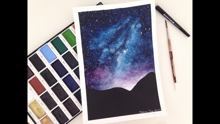 Galaxy Speed Painting | Madison Tripp |