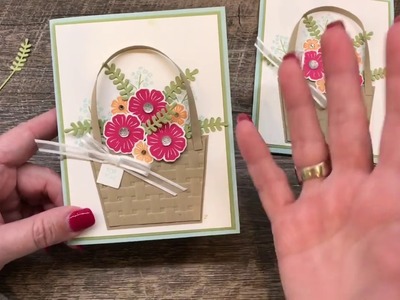 How to create a Basket of Flowers card