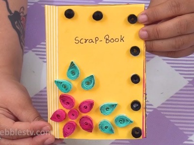 How to design front page of scrapbook | How to make Beautiful Cover for Scrapbook