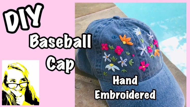 How to Hand Embroider a ???? Baseball Cap ????. Manias Universe