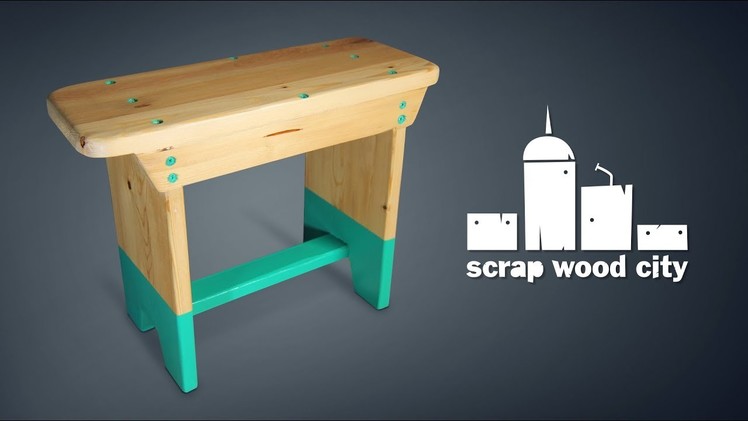 How to make a super simple wooden stool - DIY