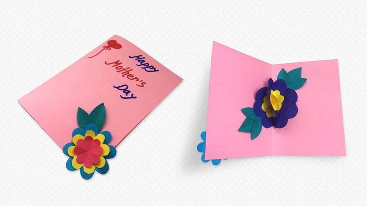 How to Make Lovely PopUp Card for Mother's Day | Paper Craft | Som's Happy Craft