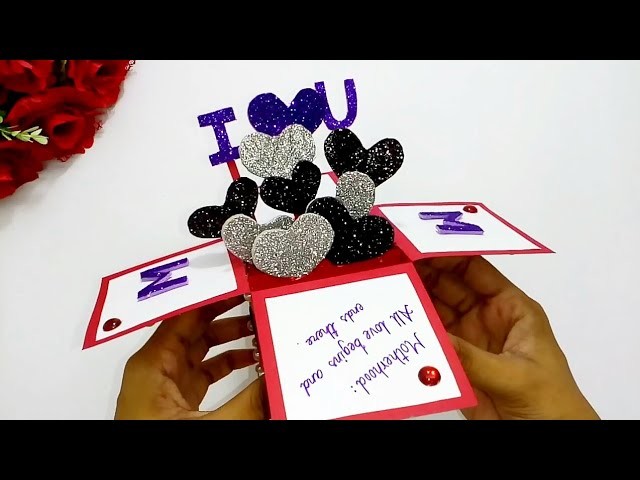Mother's day card |How to make greeting card for mother's day |Paper greeting card|Queen's home