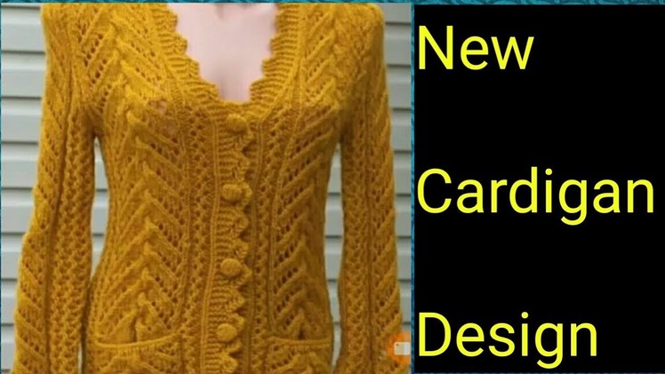 New knitting design  cardigan jacket shrug by creativity lovers