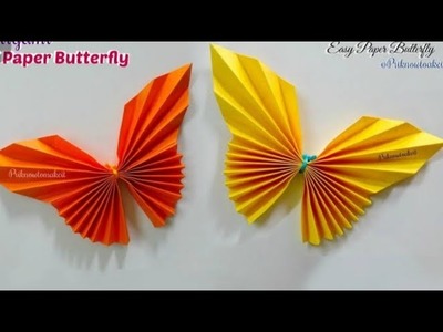 Paper Butterfly.paper butterfly.How to make paper butterfly.paper butterfly origami