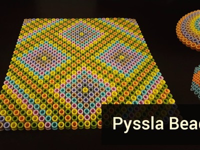 Pyssla Beads  | How to create pyssla beads table and glass mat |5 mint craft