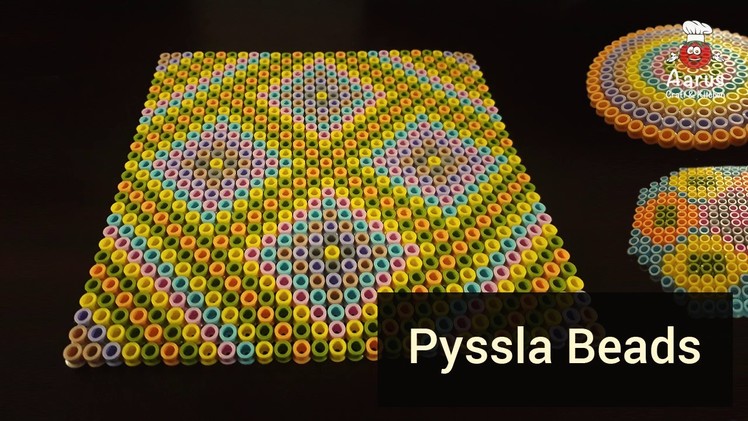 Pyssla Beads  | How to create pyssla beads table and glass mat |5 mint craft