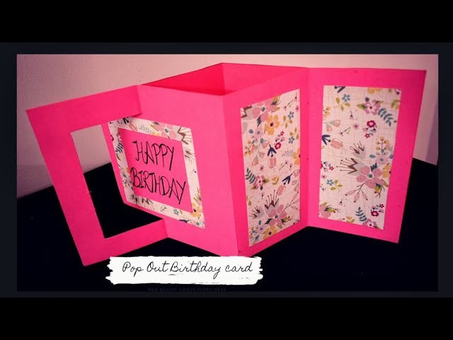 Swing Pop Out For Scrapbook |Birthday Card Ideas |Greeting Card for BOYFRIEND #Handmade #DIY #CARDS