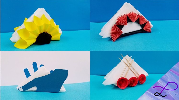 4 Amazing Napkin Holder Ideas | DIY tissue holder tutorial | Waste CD Craft Ideas!