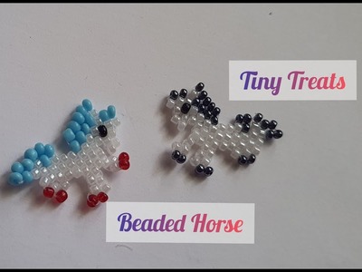 Beaded charm | Beaded Horse | Brick stitch