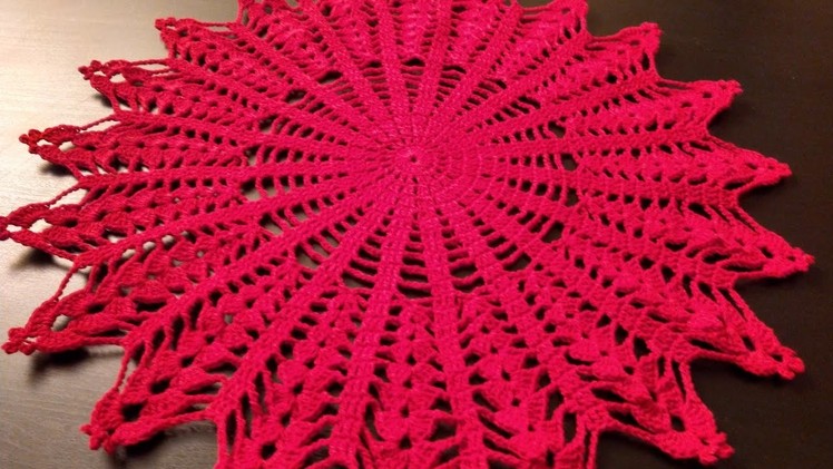 Crochet Doily | Step by step tutorial for beginners  #crochetthalposh #crochetworldcreations