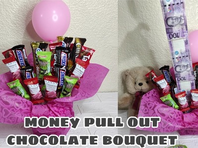 DIY Money Pull out Chocolate Bouquet Tutorial | Easy Gift Ideas |