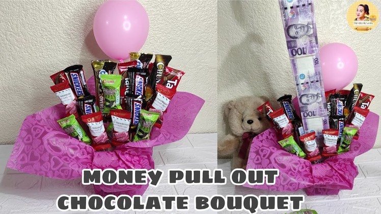 DIY Money Pull out Chocolate Bouquet Tutorial | Easy Gift Ideas |