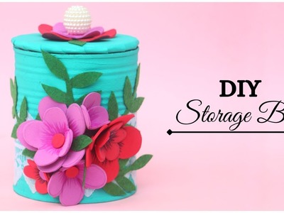 DIY Storage Box from Recycled Tin Can