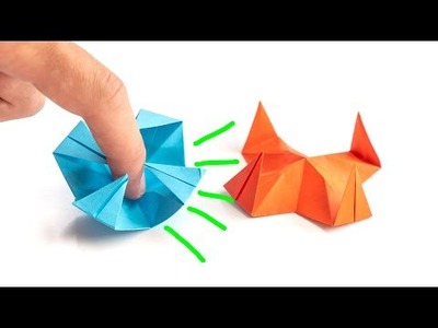 How to make an origami Finger Trap | Antistress