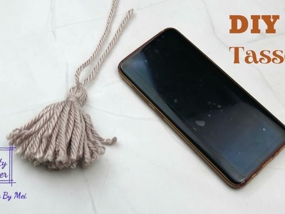 How To Make Tassels With A Phone. Easy