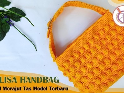 Tutorial Tas Rajut Motif Terbaru Model Modern || Crochet Bag Tutorial for Beginners || Crochet