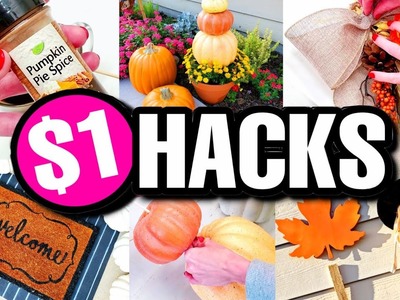 15 BRILLIANT DOLLAR TREE HACKS for FALL Decorating Ideas That Will Save You Time & Money!