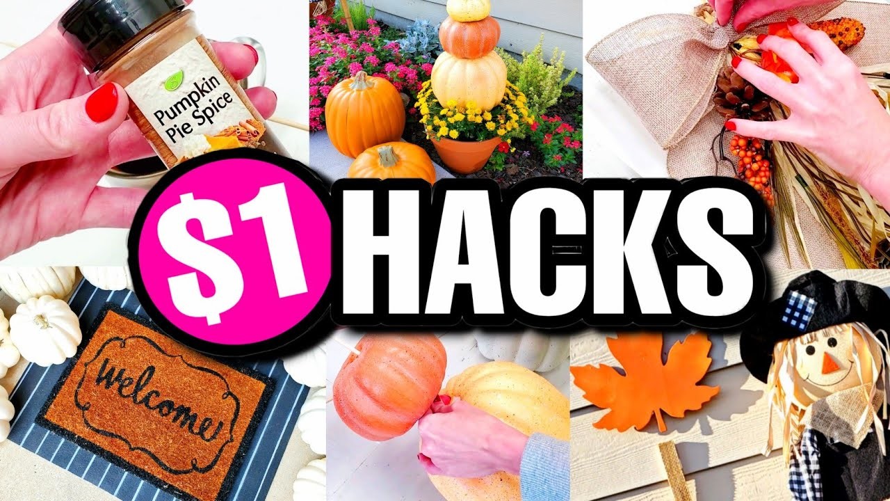 15 BRILLIANT DOLLAR TREE HACKS for FALL Decorating Ideas That Will Save