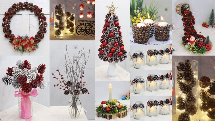 17 Christmas decoration ideas with pine cones
