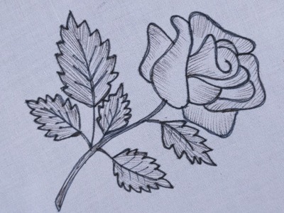 Beautiful Detached Blanket Stitch Rose Flower Embroidery, Hand embroidery rose flower tutorial
