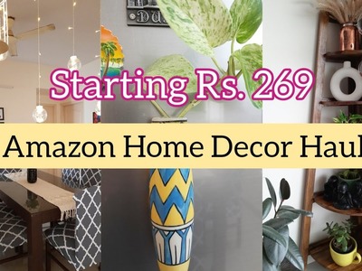*BEST* Amazon Home Decor Haul ???? Home Decor Online Shopping | Huge Home Decoration Item Starts @Rs269
